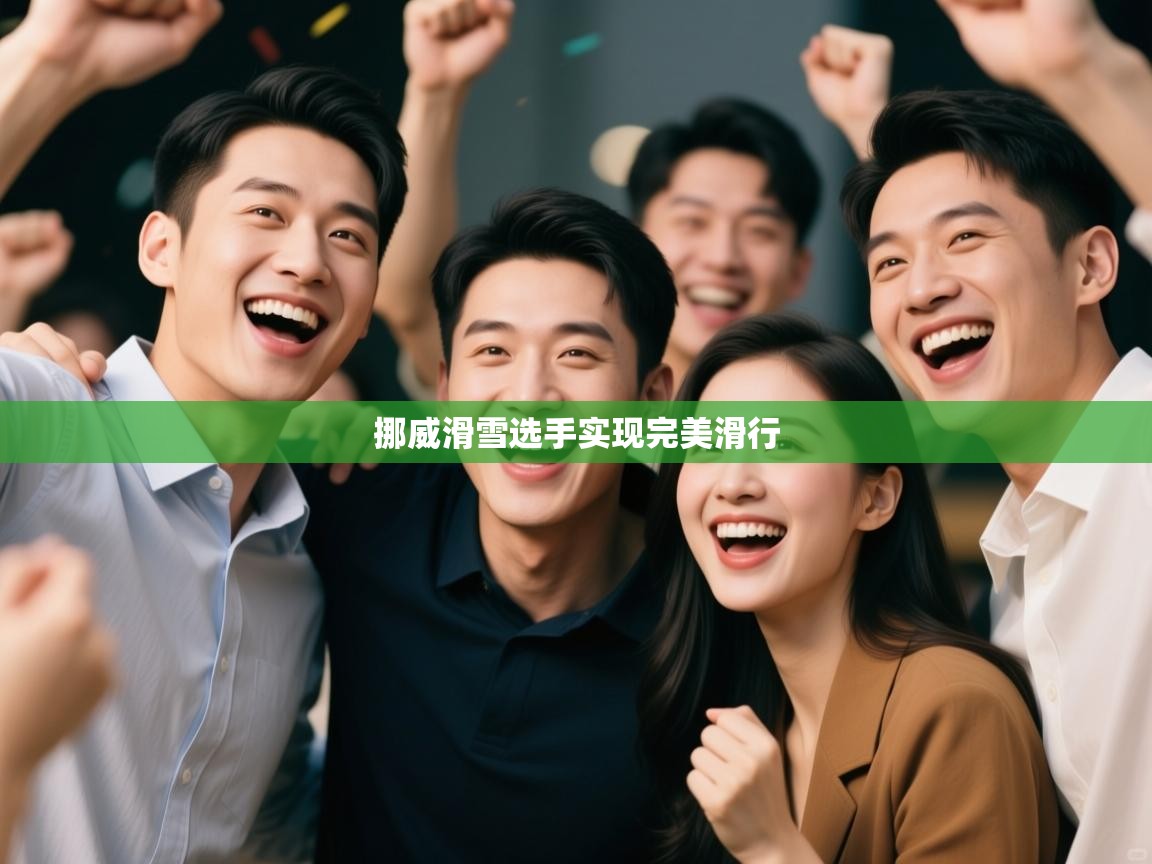 挪威滑雪选手实现完美滑行