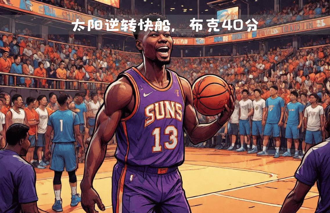 关于太阳胜快船，布克20投15中的信息